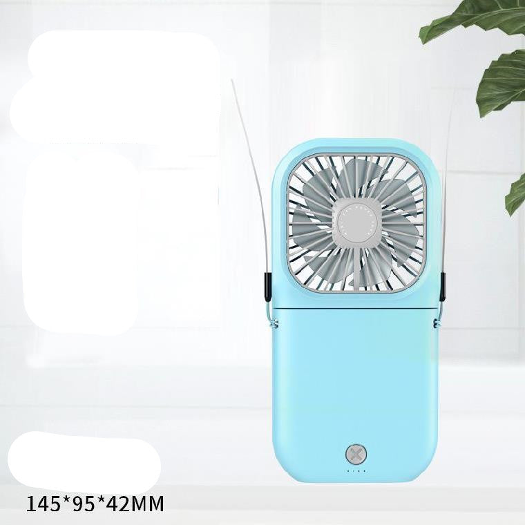 2-in-1 Mini Fan + Power Bank · Portable · USB Rechargeable · Student Gift