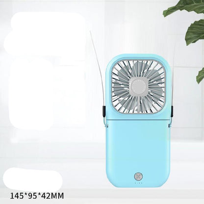 2-in-1 Mini Fan + Power Bank · Portable · USB Rechargeable · Student Gift