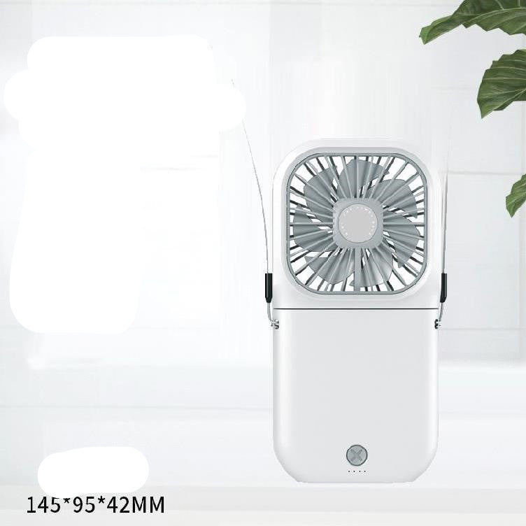 2-in-1 Mini Fan + Power Bank · Portable · USB Rechargeable · Student Gift
