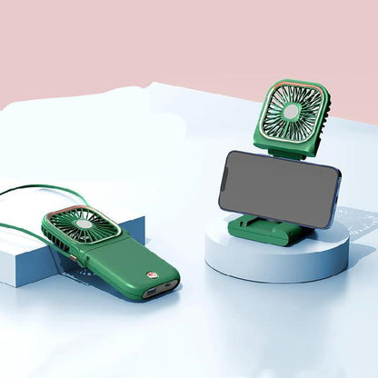 2-in-1 Mini Fan + Power Bank · Portable · USB Rechargeable · Student Gift