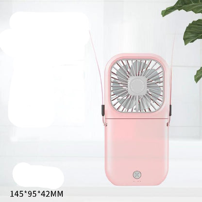 2-in-1 Mini Fan + Power Bank · Portable · USB Rechargeable · Student Gift