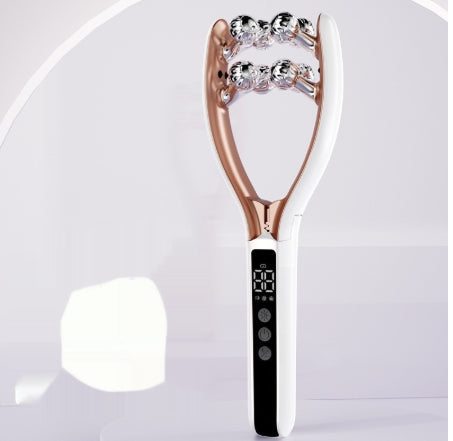 Microcurrent V-Roller Massager, Red & Blue Light Face Lifting Device