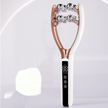 Microcurrent V-Roller Massager, Red & Blue Light Face Lifting Device