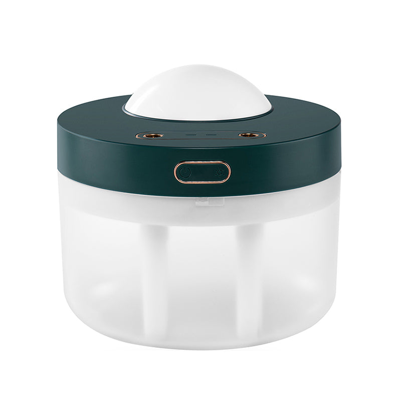 Portable Projection Humidifier, Rechargeable Night Light, Dual Spray